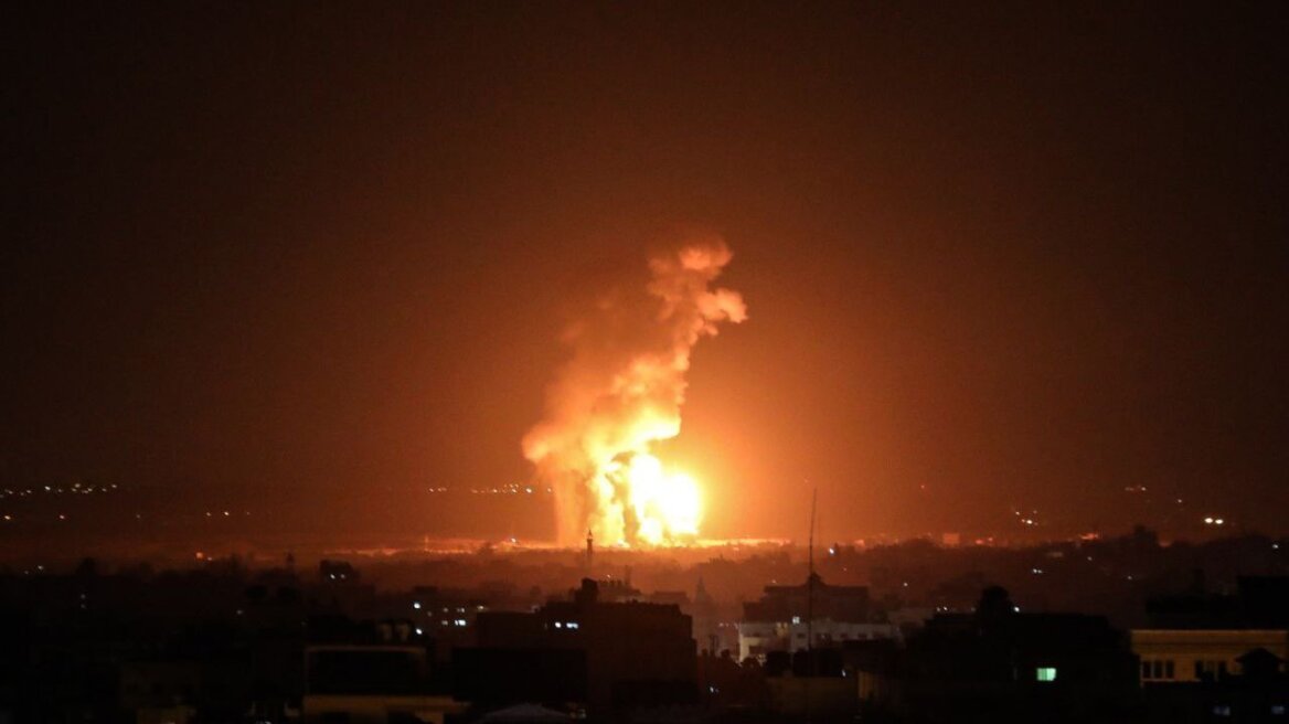 Πλήγματα του Ισραήλ στη Λωρίδα της Γάζας μετά την εκτόξευση ρουκέτας