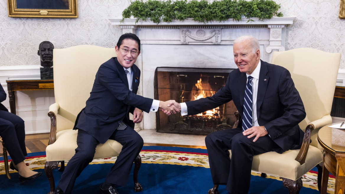 Μπάιντεν και Κισίντα χαιρετίζουν την ισχυρή συμμαχία ΗΠΑ και Ιαπωνίας