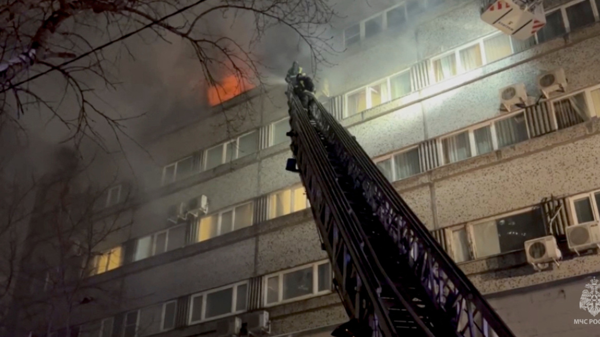 Φωτιά σε ξενοδοχείο στη Μόσχα – 6 νεκροί, ανάμεσά τους δυο παιδιά