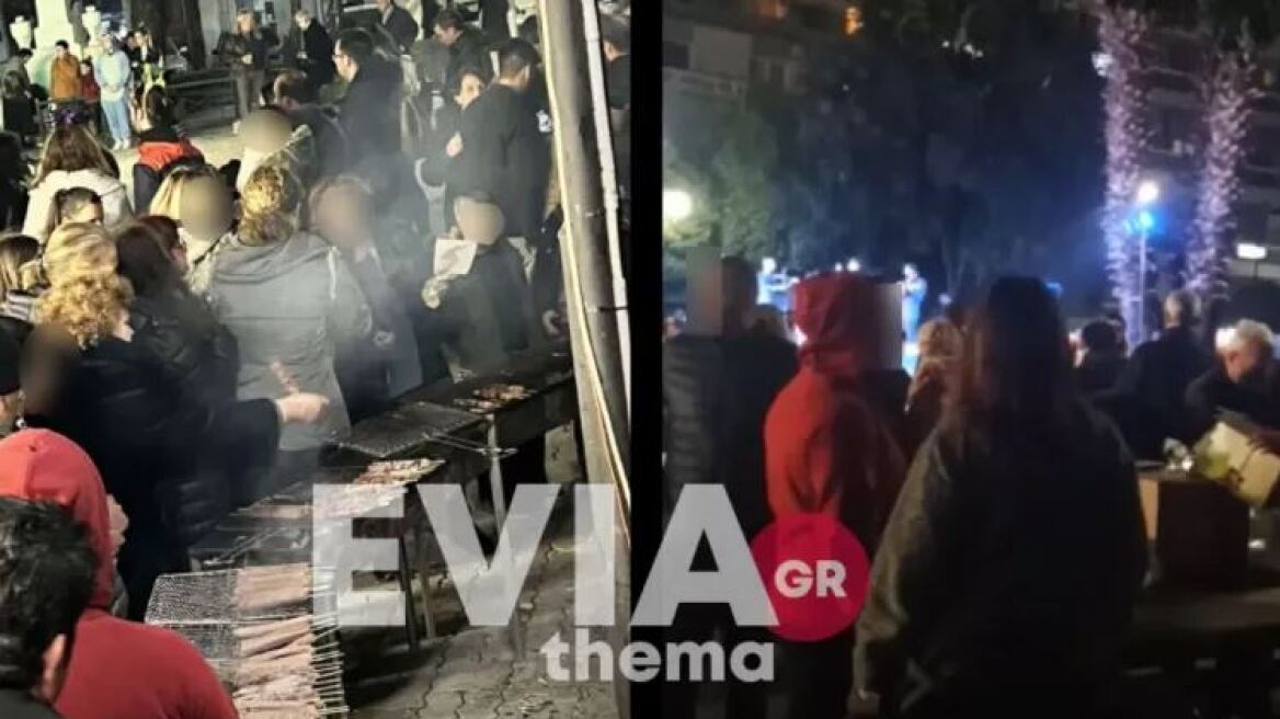 Εύβοια: Συλλήψεις για δωρεάν σουβλάκια σε εκδήλωση του δήμου σε πλατεία