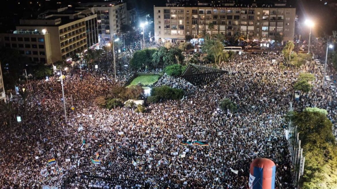 Ισραήλ: Χιλιάδες διαδηλωτές κατά της μεταρρύθμισης του δικαστικού συστήματος