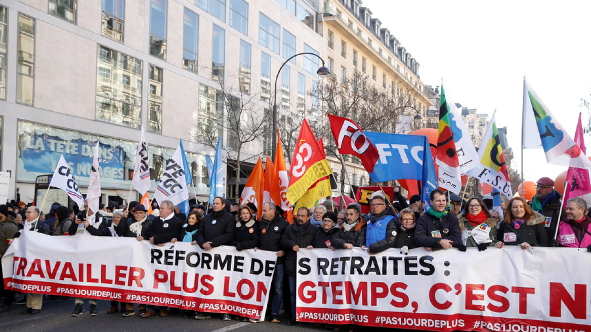 Γαλλία: Νέες απεργιακές κινητοποιήσεις κατά του συνταξιοδοτικού