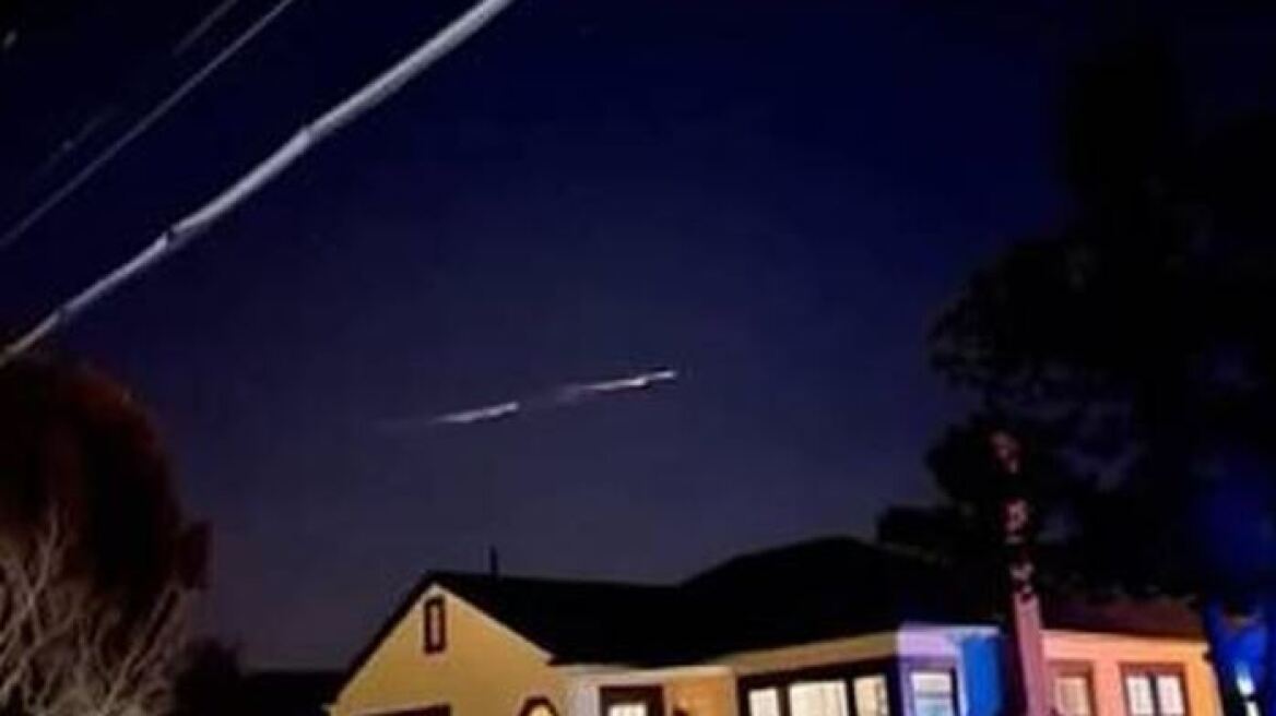 Καλιφόρνια: Μυστηριώδεις λάμψεις στον ουρανό προκάλεσαν αναστάταση –  Βίντεο