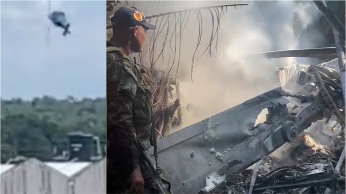 Κολομβία: Τέσσερις στρατιωτικοί σκοτώνονται στη συντριβή ελικοπτέρου – Δείτε βίντεο