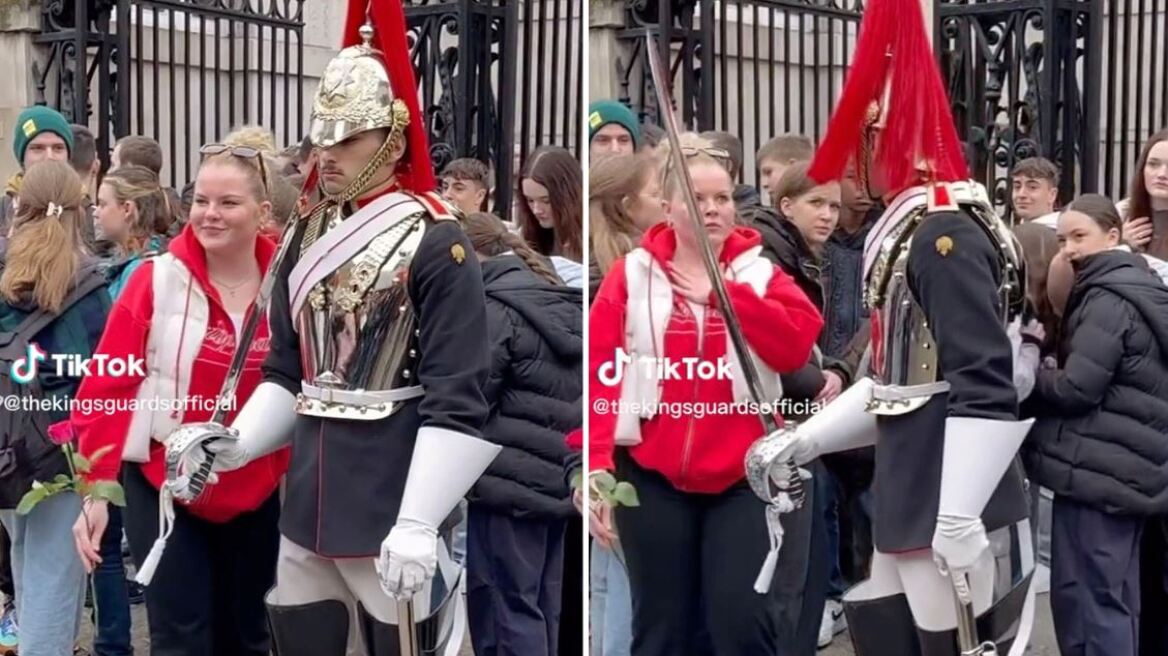 Βρετανία: «Μην με ακουμπάς» – Η «έκρηξη» μέλους της βασιλικής φρουράς στο Μπάκιγχαμ που έγινε viral στο TikTok
