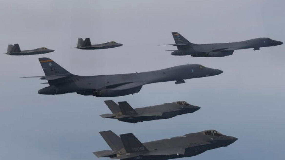 Νότια Κορέα – ΗΠΑ: Κοινή αεροπορική άσκηση με τη συμμετοχή ενός αμερικανικού βομβαρδιστικού B-52