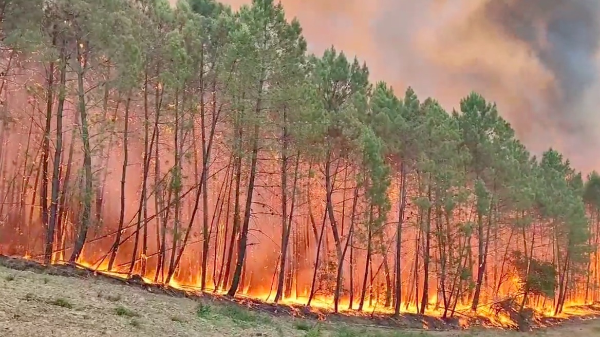 Ισπανία: Σε ύφεση η μεγάλη δασική πυρκαγιά στην Εξτρεμαδούρα