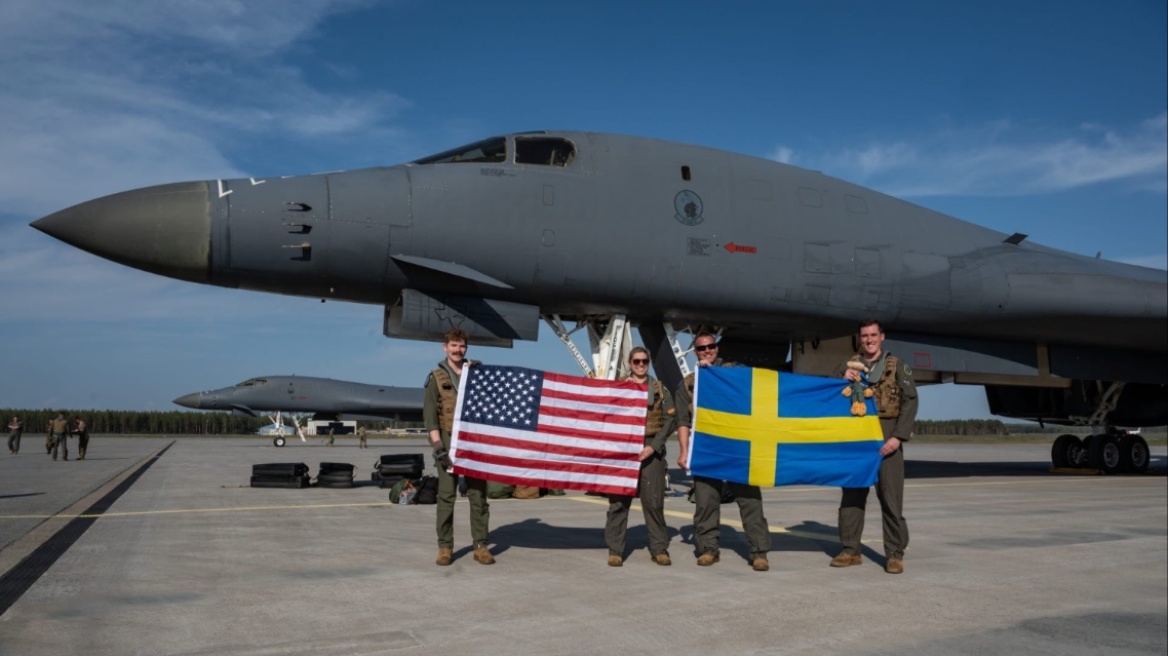 ΝΑΤΟ: Στρατηγικά βομβαρδιστικά των ΗΠΑ στη Σουηδία για πρώτη φορά