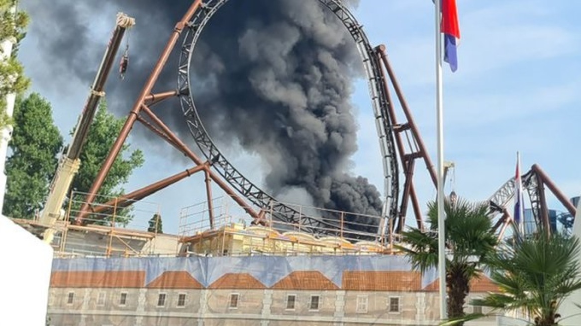 Γερμανία: Τεράστια φωτιά σε θεματικό πάρκο που είναι γνωστό σαν «η Disneyland της Γερμανίας» – Βίντεο