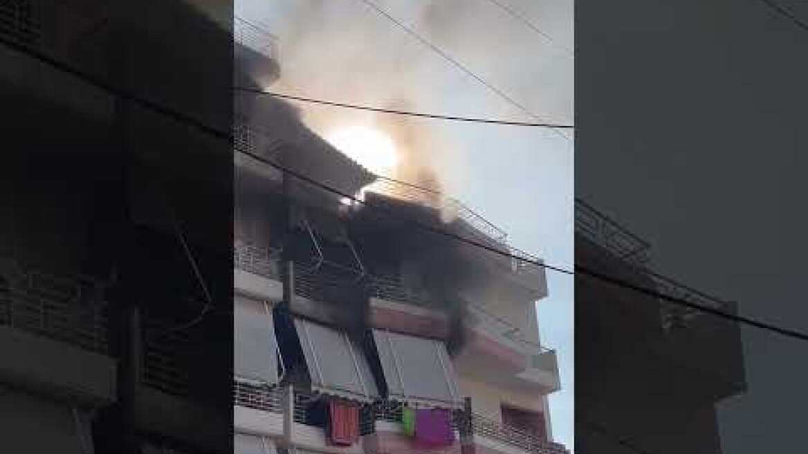 Πάτρα: Φωτιά σε διαμέρισμα λόγω βλάβης στο κλιματιστικό