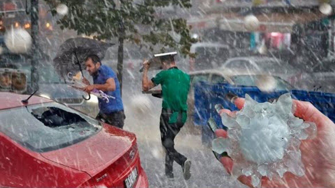 Ιταλία: Ανεμοστρόβιλοι, καταιγίδες και χαλάζι σε μέγεθος μπάλας την «σφυροκοπούν» μετά τα… 46άρια (βίντεο)