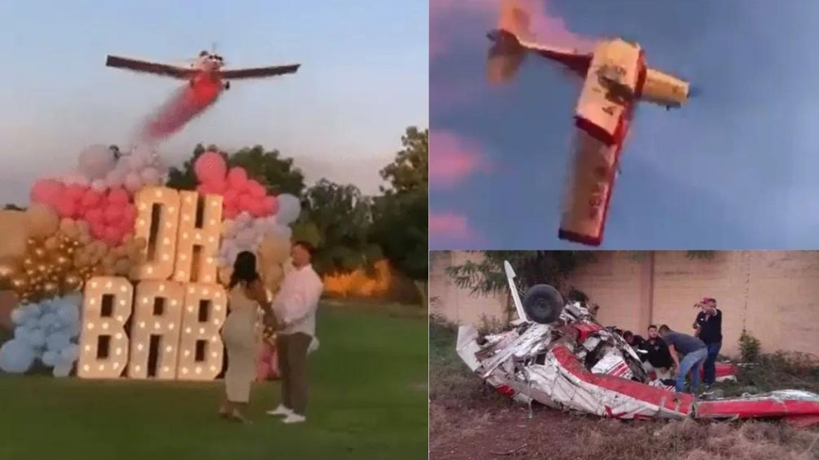 Τραγωδία: Αεροσκάφος που συμμετείχε σε πάρτι αποκάλυψης φύλου συνετρίβη – Πρόλαβε να ρίξει ροζ καπνό