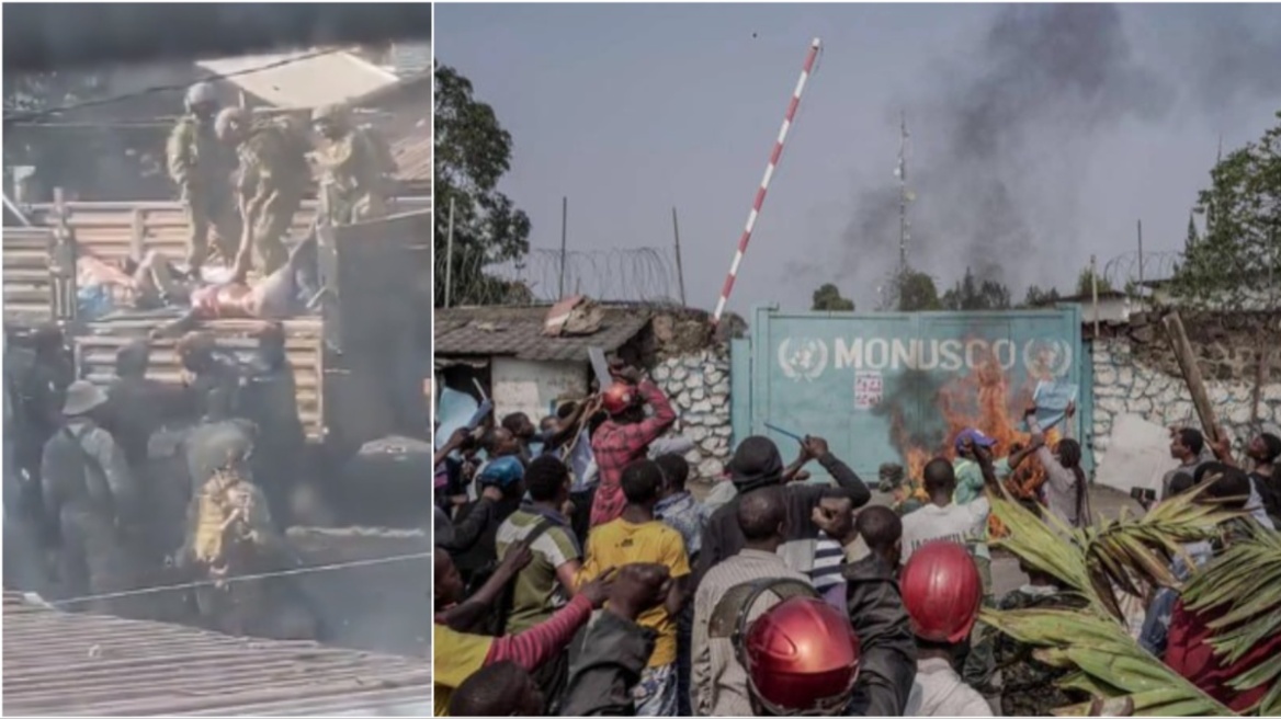 ΛΔ Κονγκό: Συγκλονιστικό βίντεο με στρατιώτες να φορτώνουν πτώματα σε καρότσα φορτηγού μετά από τυφεκισμό διαδηλωτών