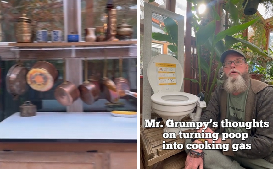 Μαγειρεύουν φαγητό χάρη στα κόπρανα τους – Έχουν ειδική τουαλέτα για να τα μαζεύουν
