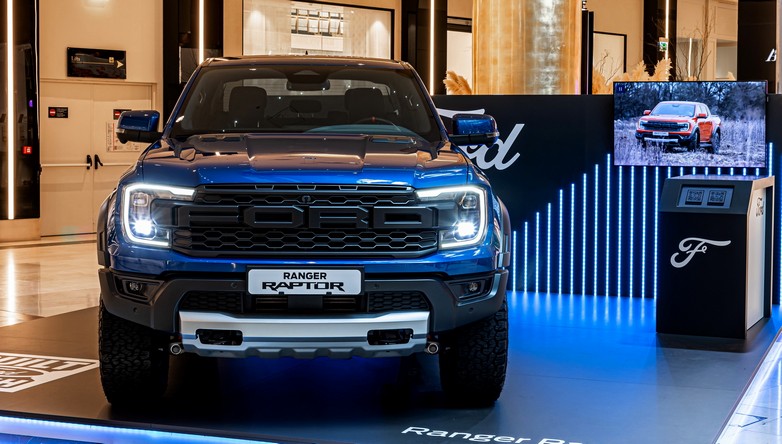 Ford Ranger Raptor: Το κορυφαίο pick-up σε ανανεωμένο stage στο εμπορικό κέντρο στο Μαρούσι